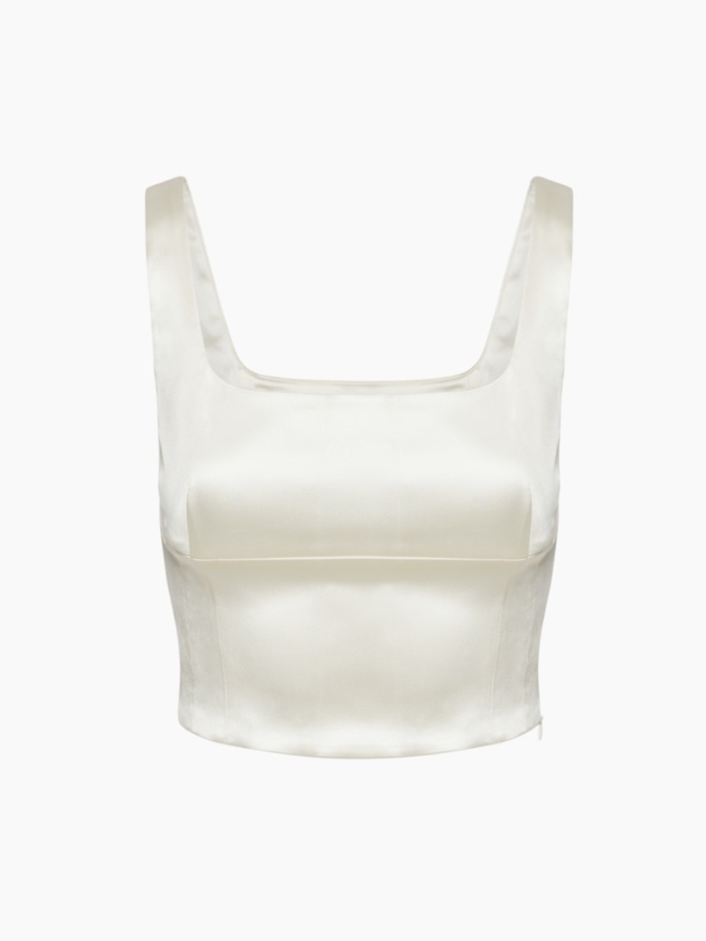 Aritzia Wilfred shine satin bustier